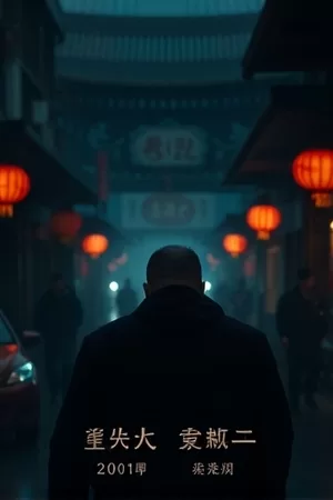 《樟树下的棋局》竖版海报，树荫里的木棋盘