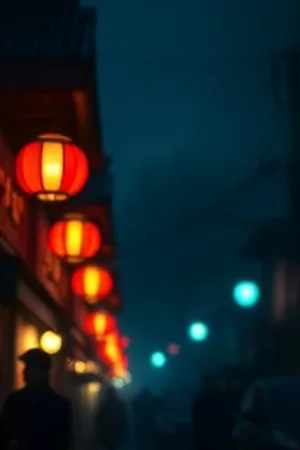 《木屐与雨靴》竖版海报，玄关并排摆放的两双鞋